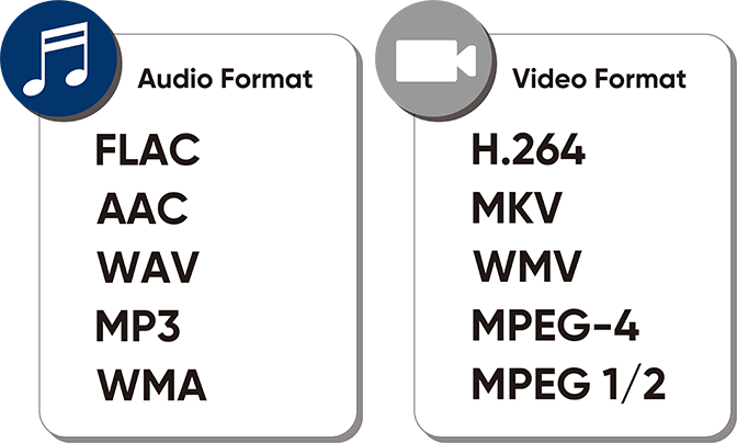 Audio Format Video Format