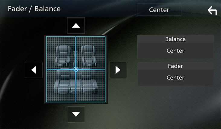 Fader/Balance