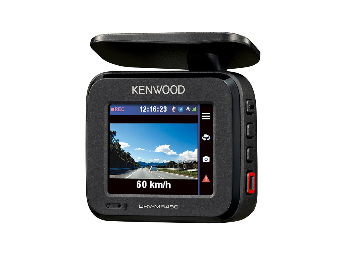 ケンウッド ドライブレコーダー DRV-MR480 前後撮影対応2カメラ 安心の