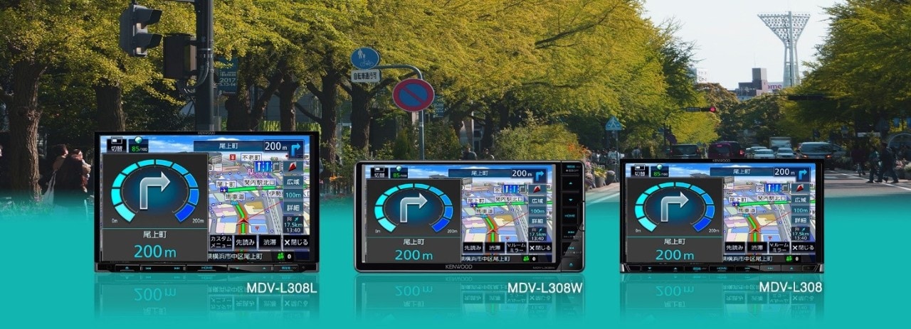 画面サイズ67インチKENWOOD MDV-L308 メモリーナビ　2021年製　ワンセグTV