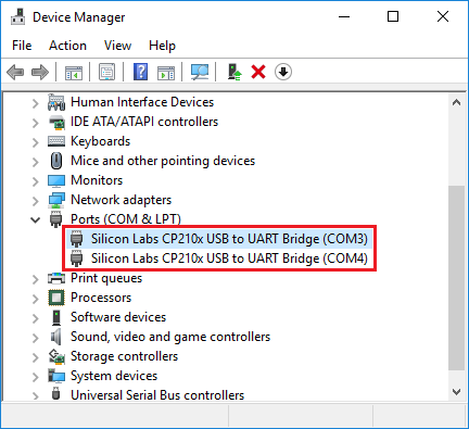 windows 10 stm32 virtual com port driver