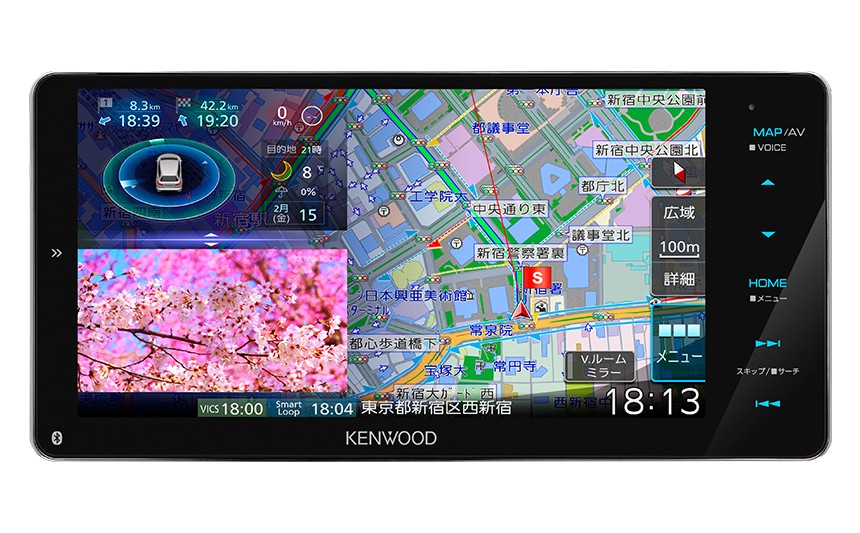 KENWOOD 彩速ナビ　ハイエンド　最新地図モデル MDV-M906HDW品番MDV-M906HDW