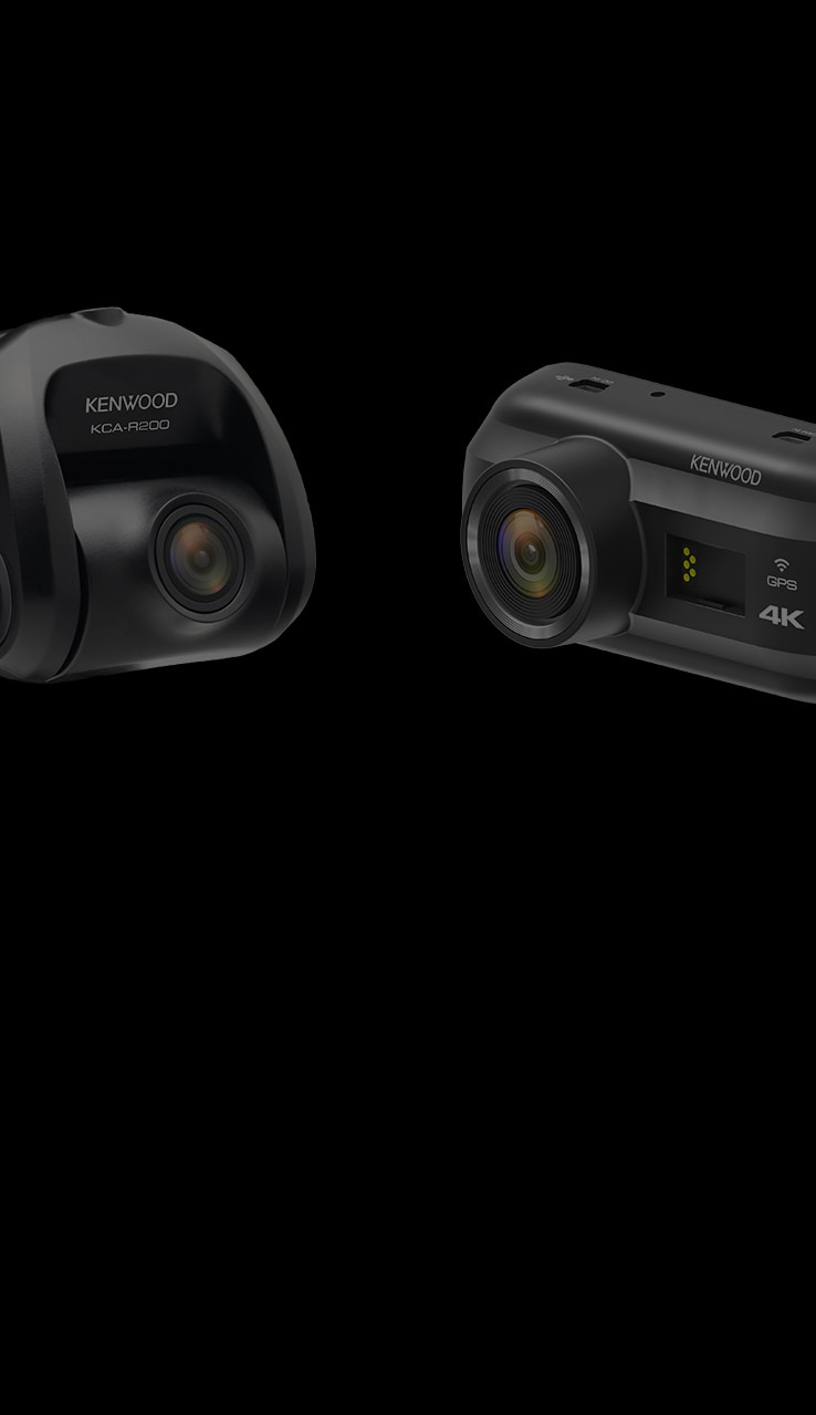 Small Portable Car Cam W/ Adjustable Dash Mount / Camera View 